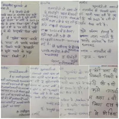 मप्र की 50 हजार बालिकाओं ने लिखे शिवराज को पत्र