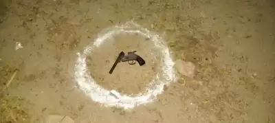 पुलिस व 25 हजार रुपए के ईनामी/गैंगस्टर एक्ट में वांछित लुटेरे अपराधी के बीच हुई मुठभेड