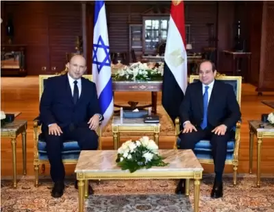 मिस्र के राष्ट्रपति, इजरायली प्रधानमंत्री ने फिलीस्तीन के द्विपक्षीय संबंधों पर चर्चा की