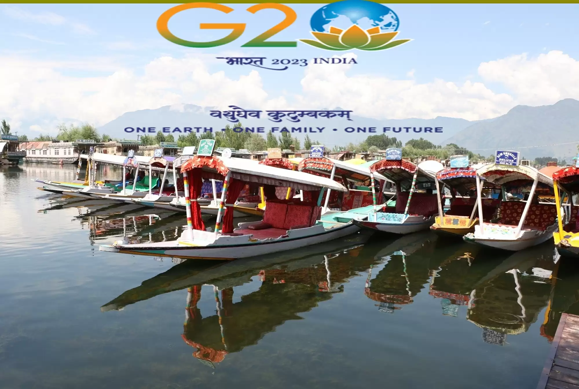 जी20 के प्रतिनिधियों ने जम्मू-कश्मीर के श्रीनगर में मनोरम स्थलों का दौरा किया।