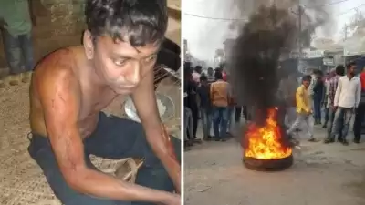 पुलिस अत्याचार के खिलाफ बंद रहा गढ़वा का कांडी बाजार