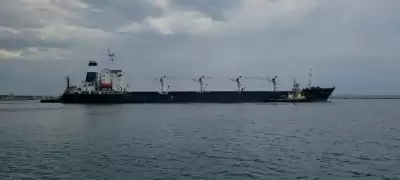 अनाज के साथ पहला जहाज यूक्रेन के ओडेसा बंदरगाह से रवाना