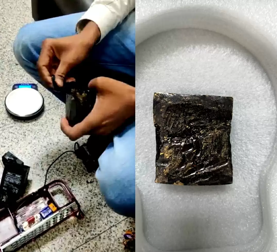 हैदराबाद हवाईअड्डे पर 1.81 करोड़ रुपये से अधिक का सोना जब्त