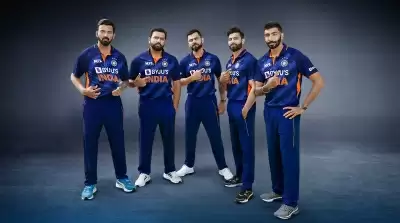 टी20 विश्व कप के लिए भारतीय टीम की जर्सी का अनावरण
