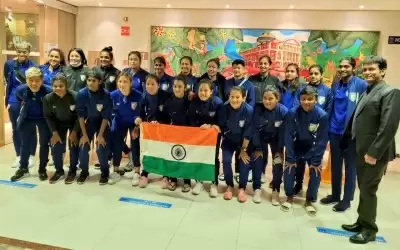 चार देशों के टूर्नामेंट के लिए ब्राजील पहुंची भारतीय महिला फुटबॉल टीम