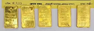 बीएसएफ ने भारत-बांग्लादेश सीमा से 33.50 लाख के सोने के बिस्कुट के साथ एक तस्कर को पकड़ा