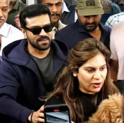 दिल्ली पहुंचने पर राम चरण का हुआ भव्य स्वागत