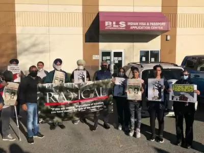 कनाडा में लखीमपुर खीरी हिंसा के खिलाफ रैली का आयोजन