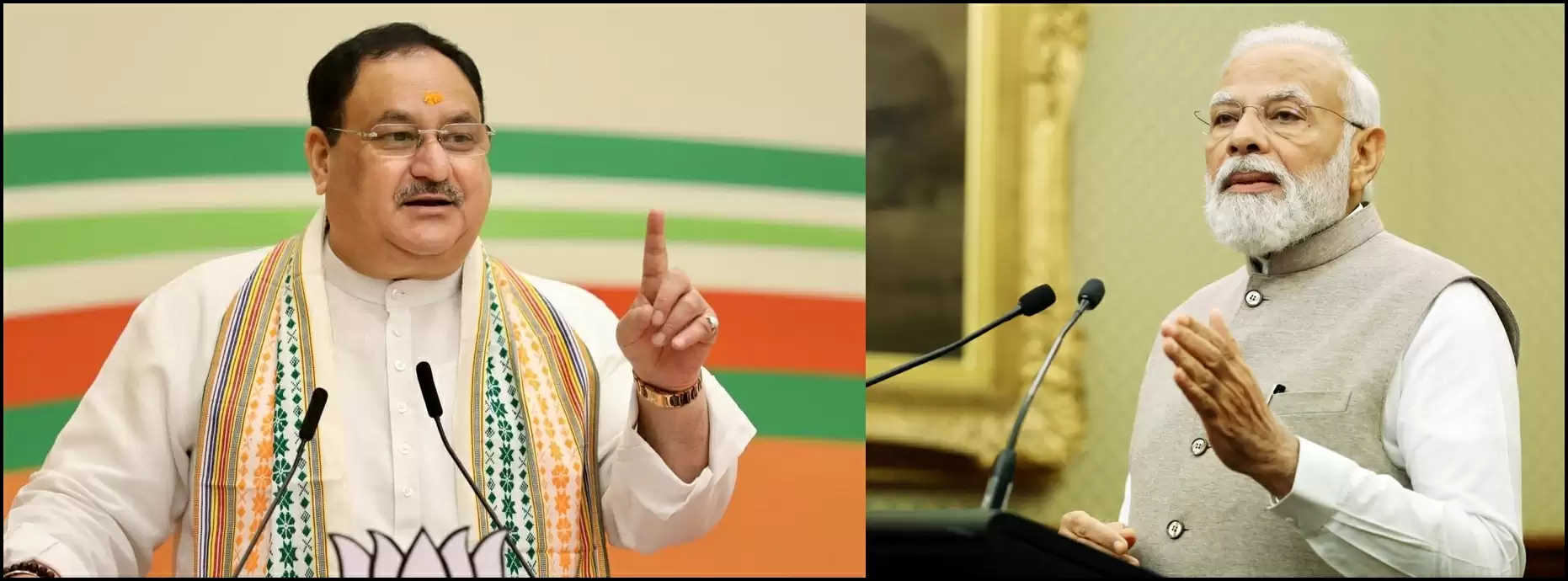 विदेश यात्रा से लौटे पीएम मोदी, भाजपा अध्यक्ष नड्डा व पार्टी कार्यकर्ताओं ने किया स्वागत