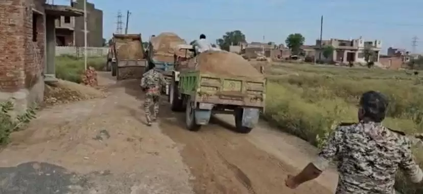 मोरेना में एमपी पुलिस ने बॉलीवुड स्टाइल में पीछा कर माफिया को पकड़ा