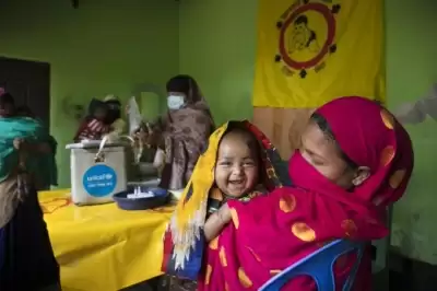 बांग्लादेश में 12 महीने तक के 84 प्रतिशत बच्चों को लग गए हैं टीके