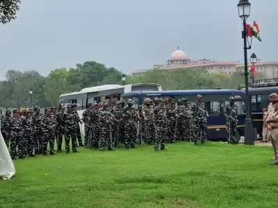 कांग्रेस के प्रदर्शन के मद्देनजर दिल्ली में सुरक्षा हाई अलर्ट पर