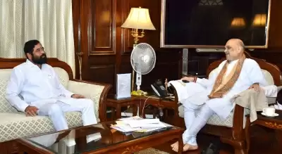 एकनाथ शिंदे और देवेंद्र फडणवीस की अमित शाह के साथ अहम बैठक