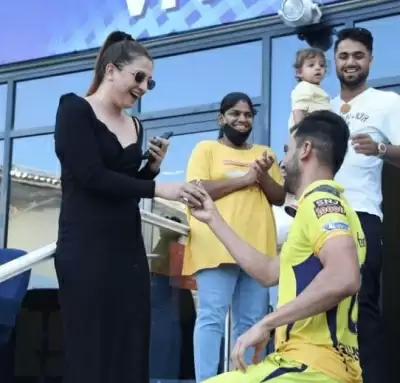 आईपीएल 2021: दीपक चाहर ने मैच के बाद अपनी प्रेमिका को किया प्रपोज