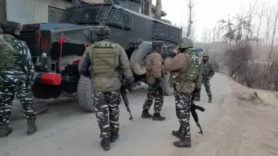 जम्मू-कश्मीर के शोपियां में आतंकियों और सुरक्षा बलों के बीच फिर से मुठभेड़ शुरू