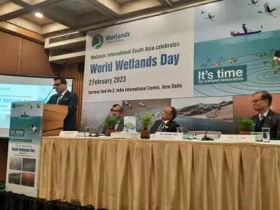 पूर्व सीईओ नीति आयोग अमिताभ कांत ने कहा, वेटलैंड के बिना पानी और भोजन प्राप्त करना बहुत मुश्किल होगा