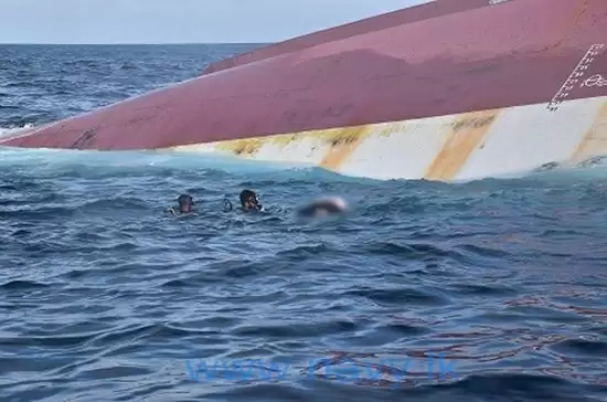 श्रीलंका नेवी ने 14 शवों की बरामदगी के बाद डूबे हुए चीनी पोत का बचाव अभियान समाप्त किया