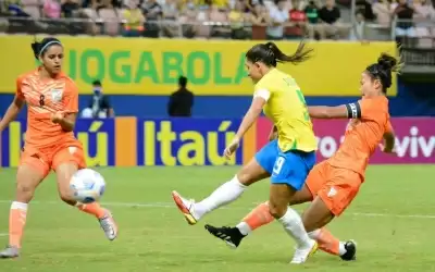 भारतीय महिला फुटबॉल टीम ब्राजील से हारी