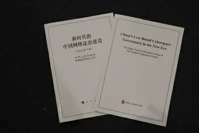 नए युग में चीन के नेटवर्क कानूनी शासन का निर्माण श्वेत पत्र जारी