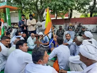 करनाल में धरना के दूसरे दिन किसान नेताओं ने बुलाई बैठक