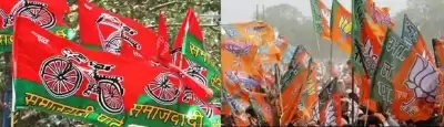 बीजेपी-सपा की एक-दूसरे के चुनाव चिन्ह पर जुबानी जंग