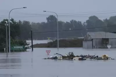 ऑस्ट्रेलिया के कुछ हिस्सों में जारी की गई बाढ़ की चेतावनी