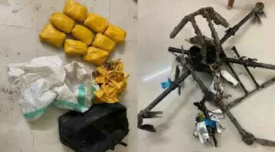 बीएसएफ ने पंजाब में पकिस्तानी ड्रोन को गिराया, 10 किलो ड्रग्स बरामद