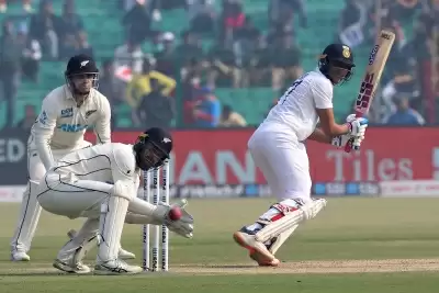 इंडिया बनाम न्यूजीलैंड : गिल के अर्धशतक ने लंच तक भारत को 82/1 पर पहुंचाया