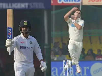 भारत बनाम न्यूजीलैंड : पहली इनिंग समाप्त, भारत ने बनाए 345 रन