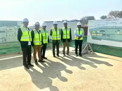 ग्लोबल इन्वेस्टर समिट से पहले सीएम के सलाहकार ने किया जेवर एयरपोर्ट का निरीक्षण