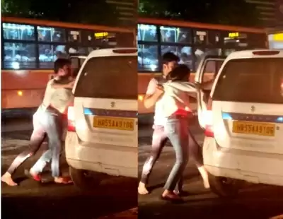 वायरल वीडियो : लड़ाई के बाद लड़की के दोस्त ने कार में धकेला, दिल्ली पुलिस की जांच में खुलासा