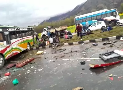 जम्मू-कश्मीर में सड़क हादसे में बिहार के चार लोगों की मौत