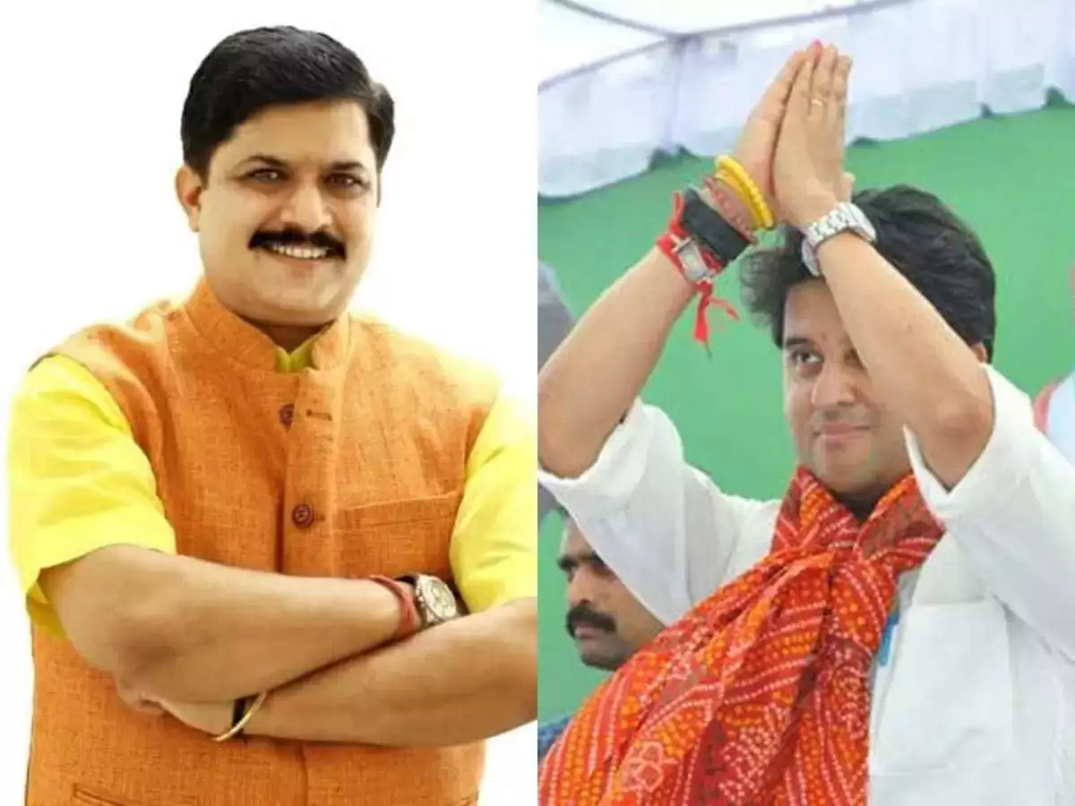 सिंधिया और भाजपा सांसद के.पी. यादव फिर आमने-सामने