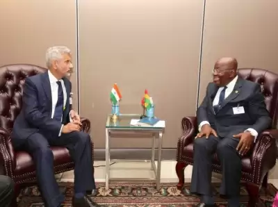 घाना, कोमोरोस के राष्ट्रपतियों से मिले जयशंकर