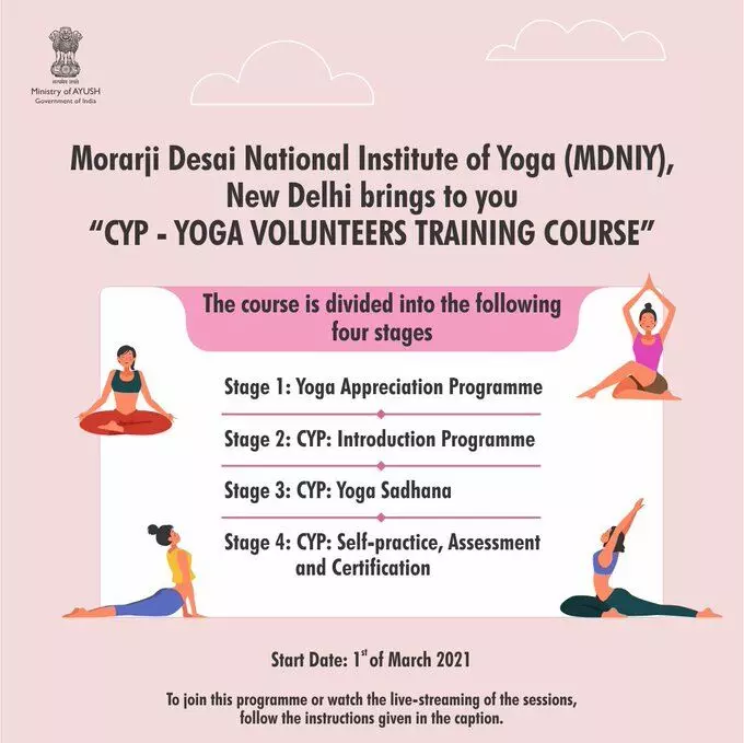 Ministry of ayush देगी health tips Common Yoga Protocol से करेगी जागरूक