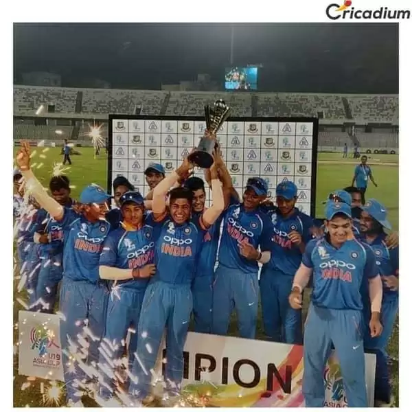 AsiaCupU19 : Team India ने Sri Lanka को 44 रनों से हराकर छठी बार Asia Cup Champion