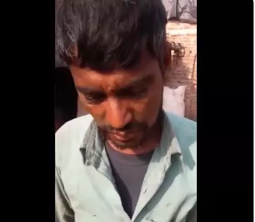 देसी नवाजुद्दीन ने पुलिस से कहा- मुझे थाने में रख लो, वीडियो वायरल