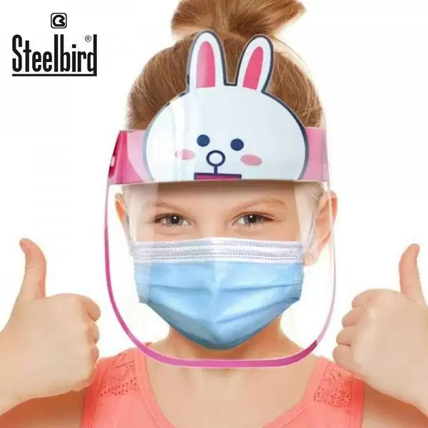 बच्चों के लिए Steel Bird ने Launch किये Cartoon Characters वाले Face Shield Helmets