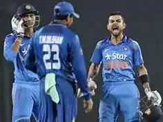 दूसरे वनडे मैच में भारत तीन बल्ले बाज हुए आउट