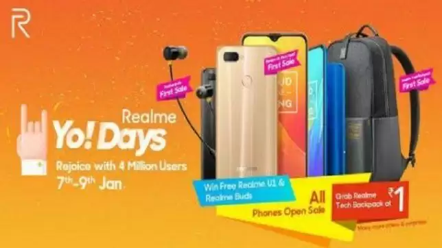 Realme Yo! Days Sale:Realme C1 से Realme 2 Pro पर मिल रहे ये Offers