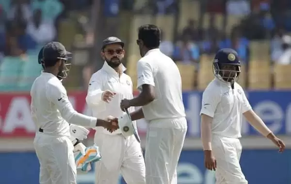 INDvWI Team India ने West Indies को पहले टेस्ट मैच में 272 रनों से हराया