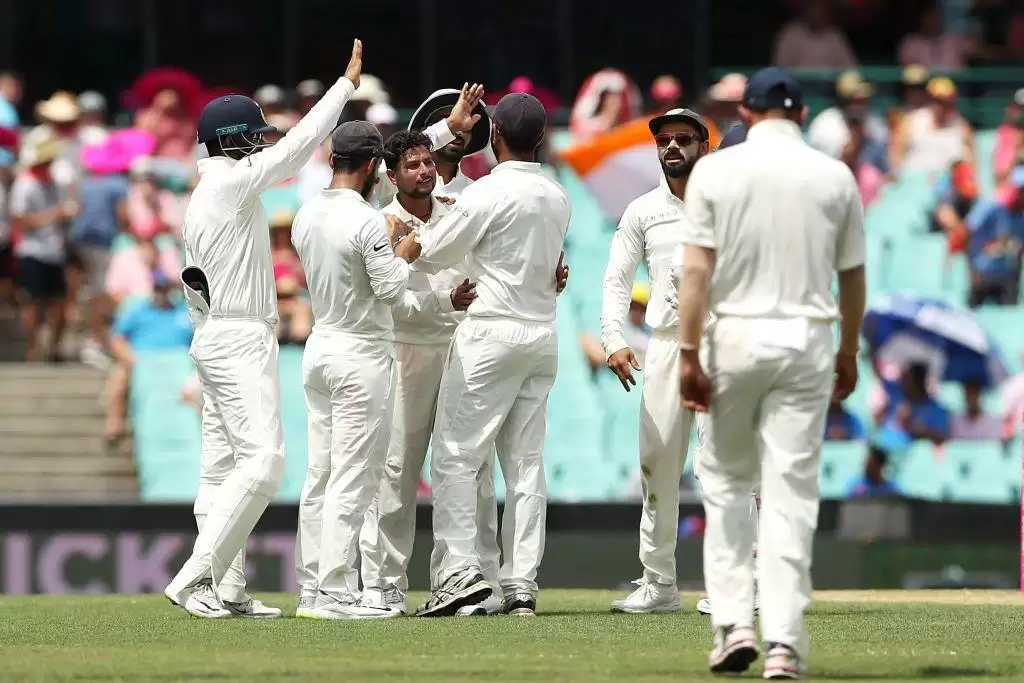 INDvsAUS Team India ने Australia को 203 रनों पर लिए 6 विकेट