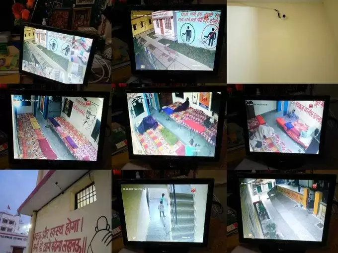 रैन बसेरा में लगा CCTV ,UMMEED NGO ने लगवाए