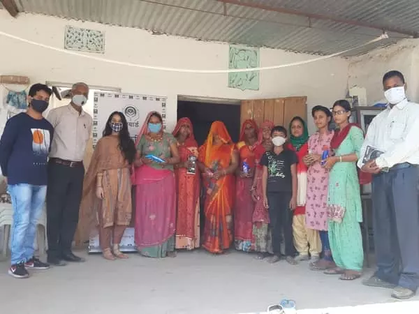 ग्रामीण क्षेत्रों में स्वच्छता अभियान NABARD के सहयोग से चलाया गया