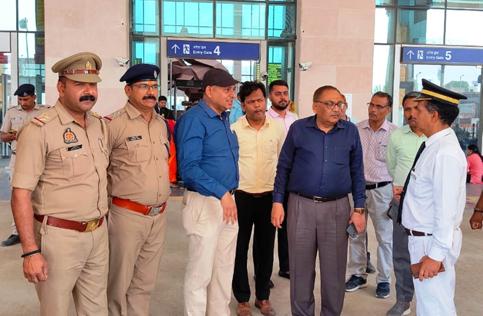 Arrival of Additional General Manager, Northern Railway, Baroda House, New Delhi to Ayodhya