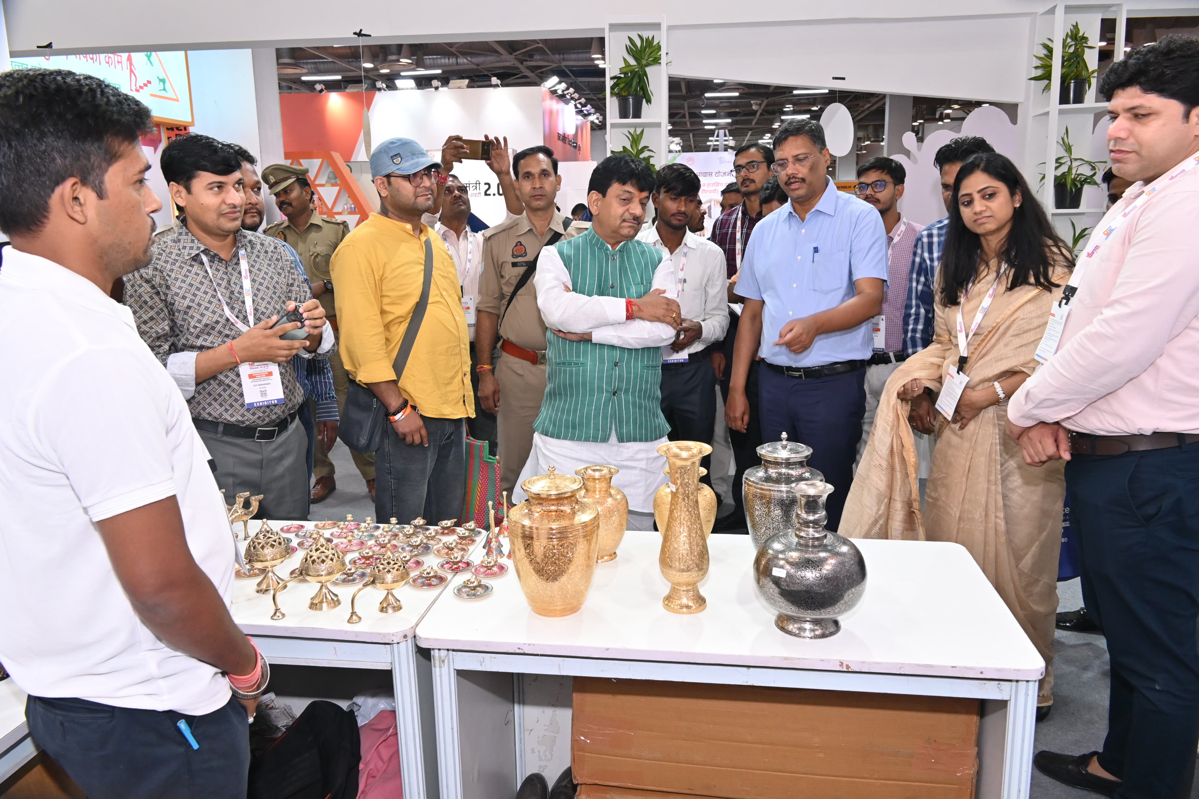 Uttar Pradesh International Trade Show: On the third day, Minister Kapil Dev Aggarwal inspected the Skill Development Mission, inspired the youth to become self-reliant