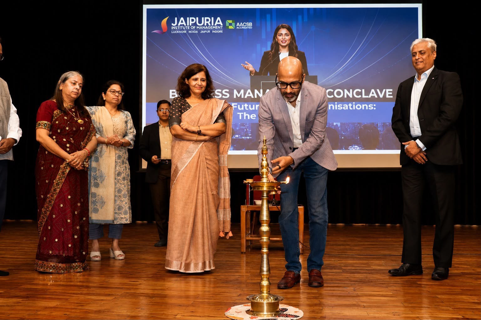 जयपुरिया इंस्टीट्यूट ऑफ मैनेजमेंट में बिजनेस मैनेजमेंट कॉन्क्लेव, एआई से फ्यूचर-रेडी संगठन बनाने पर हुआ मंथन