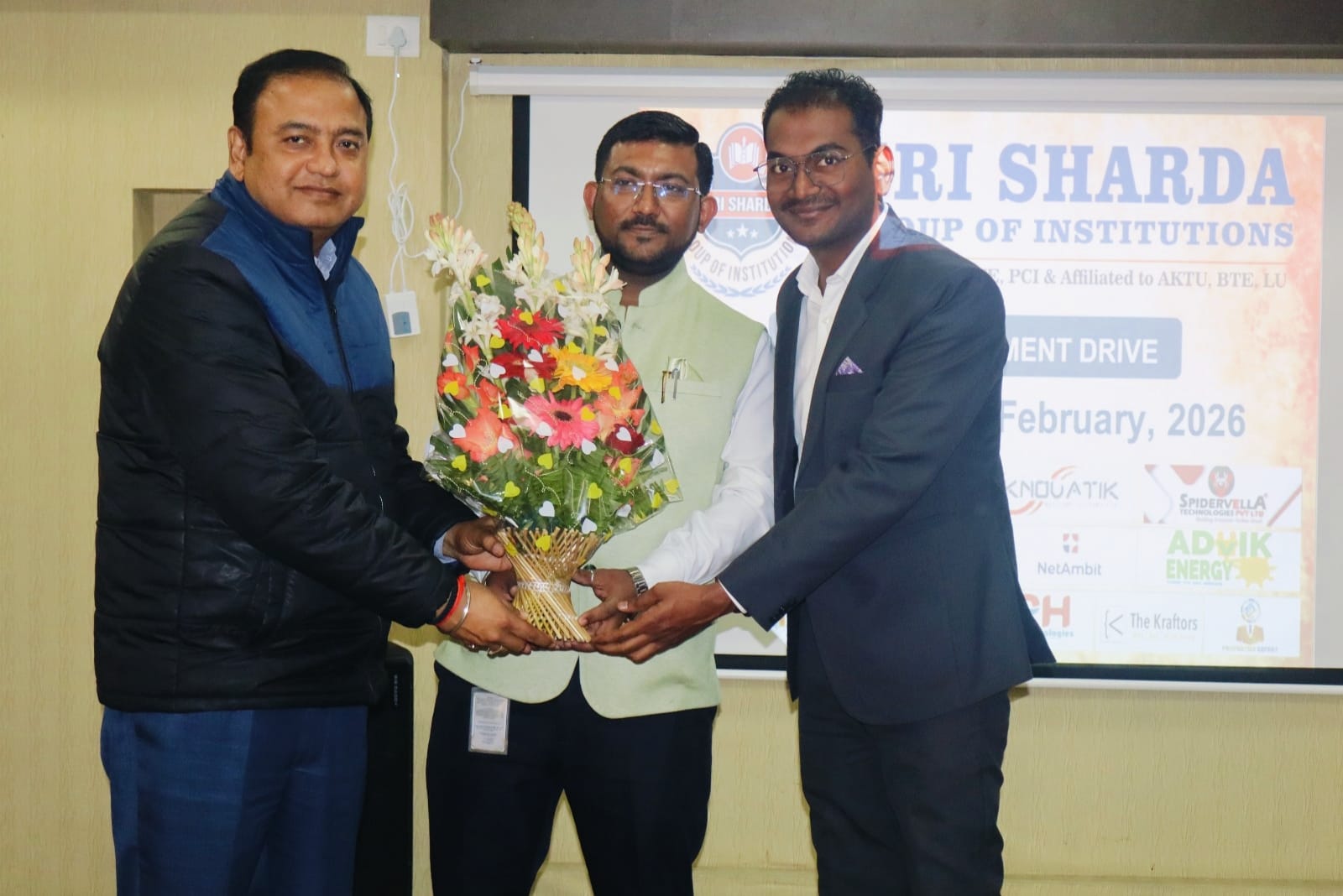 श्री शारदा ग्रुप ऑफ़ इंस्टीट्यूशंस में 2026 का भव्य कैंपस प्लेसमेंट ड्राइव सम्पन्न