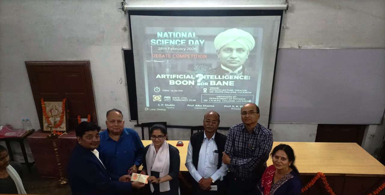 Shri Jai Narayan Mishra PG College organized a program on the eve of National Science Day.