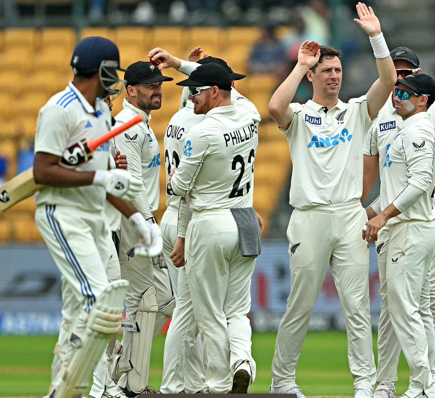 IND v NZ 1st Test : टेस्ट इतिहास में सबसे भारत का सबसे कम स्कोर&nbsp;
